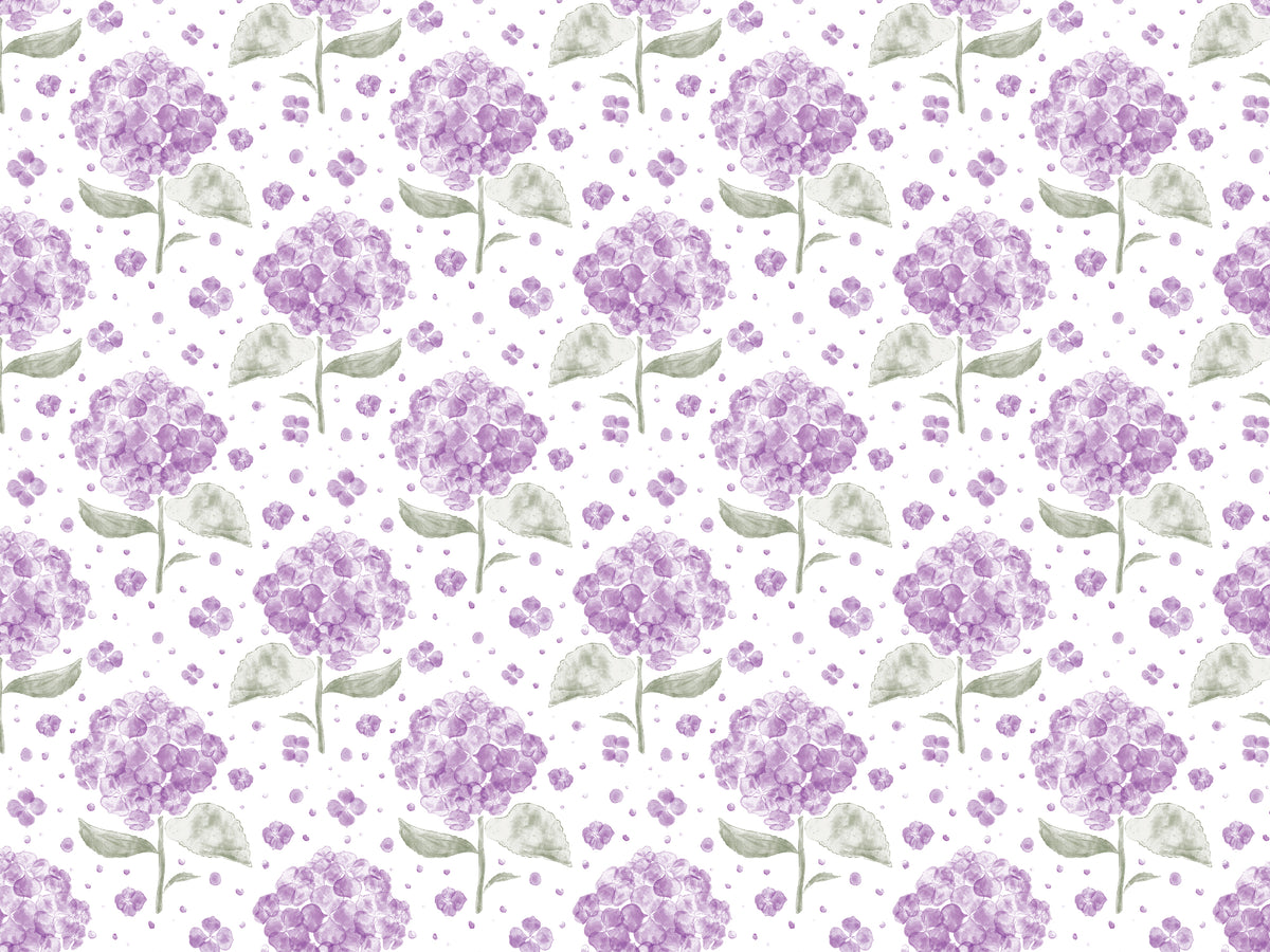 Purple Hydrangea in The Air Wallpaper