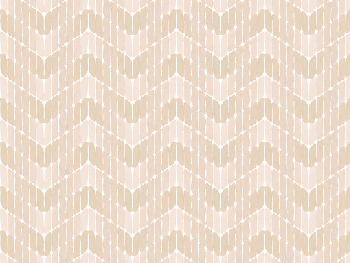 Paint stroke Chevron Grey Wallpaper in your room — zoomed