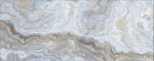 White Curly Natural Marble Wallpaper Murals