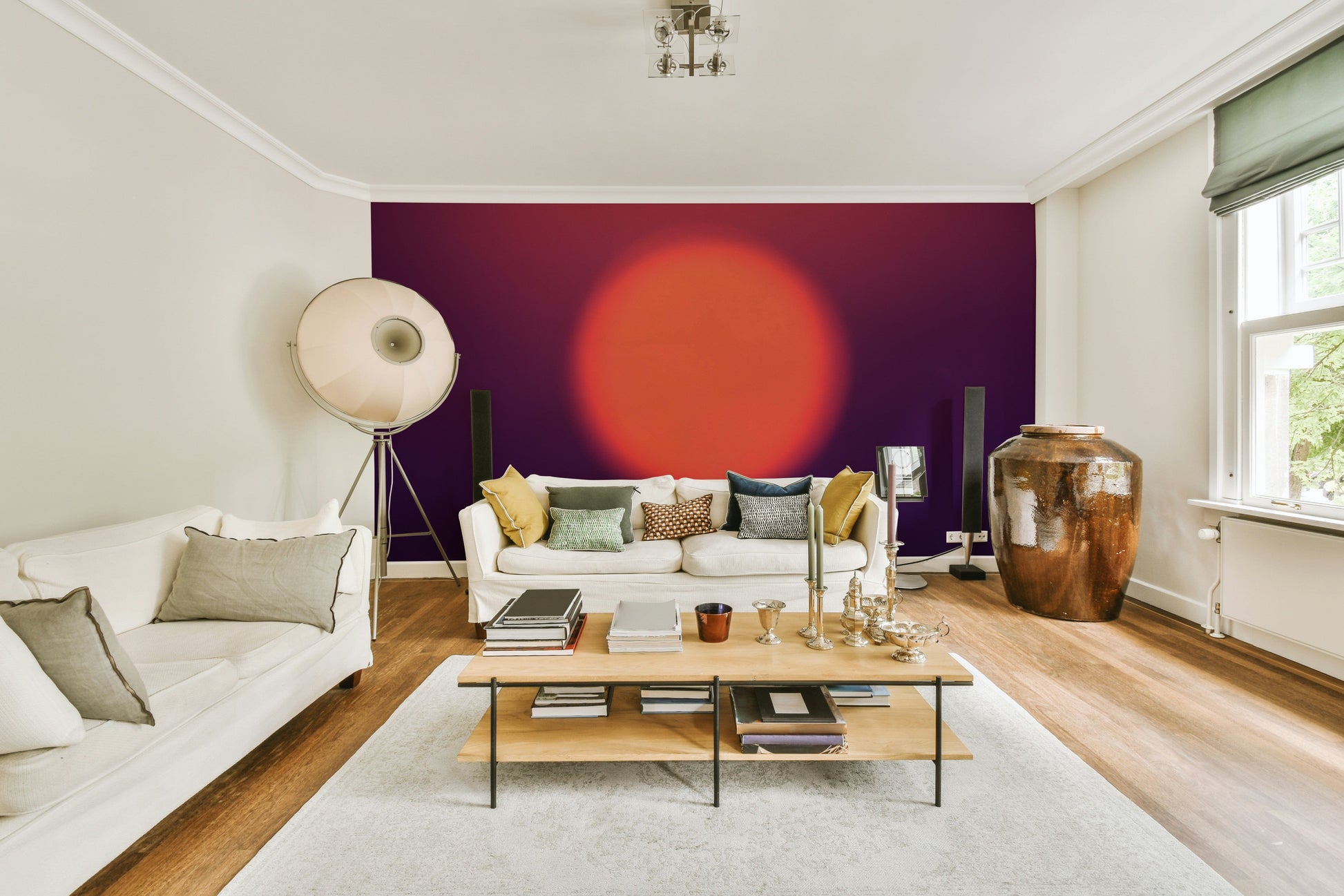 A Farewell to Day elegant mural wallpaper

