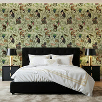 A Primate's Afternoon Tea Wallpaper⁠