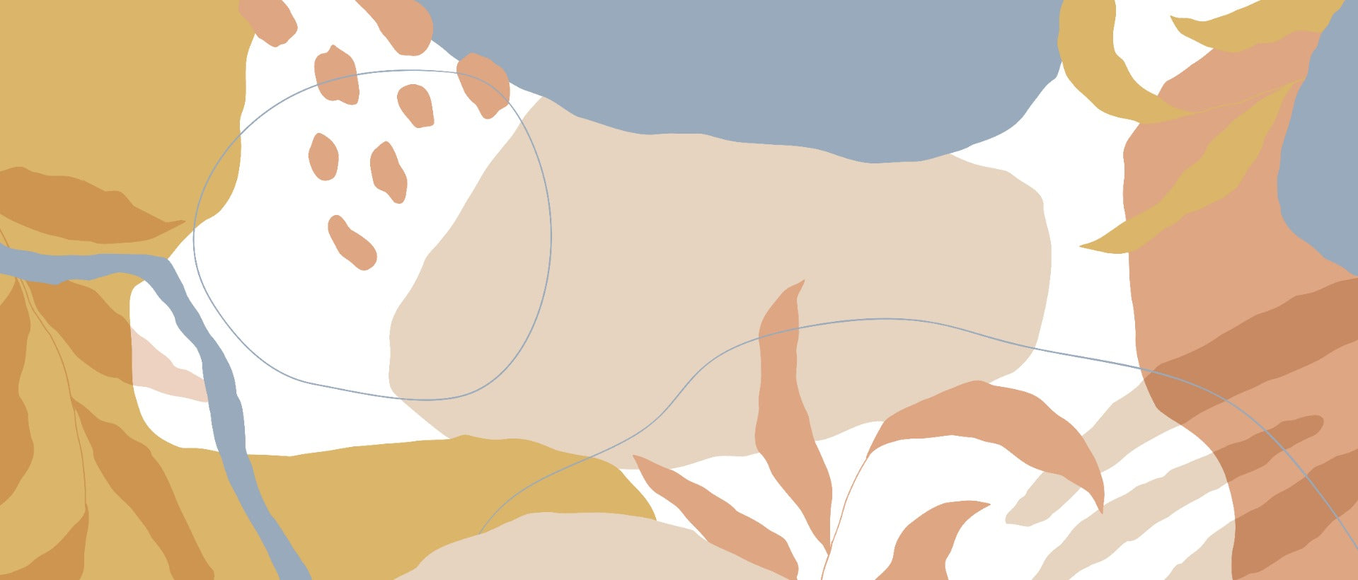 Abstract Vector Shape Wallpaper Mural in your room — zoomed