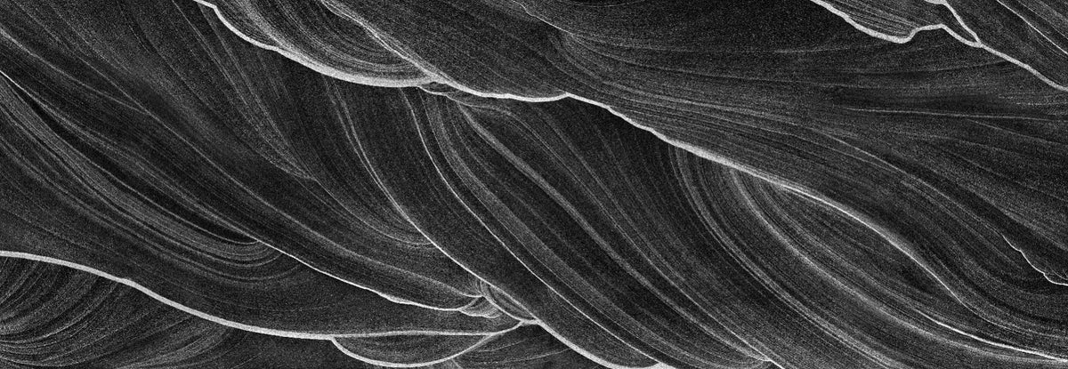 Black and White Wavy Marble Wallpaper Mural in your room