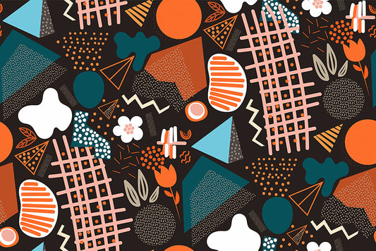 Handcrafted Abstract Art Wallpaper Wall Mural
