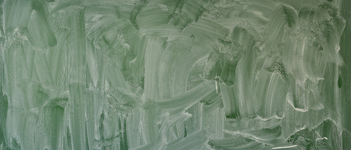 Smudge Green Board Wallpaper Mural in your room — zoomed