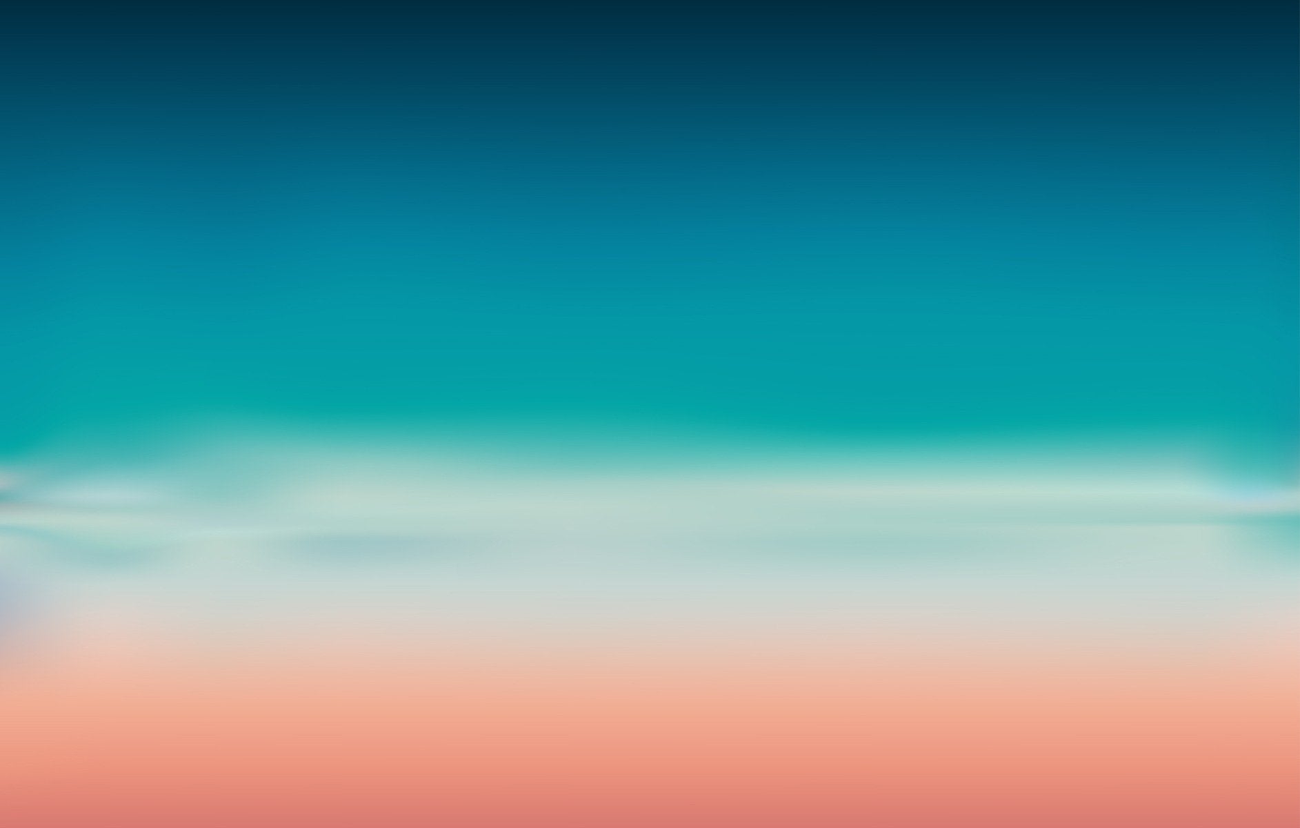 Blue and Pink Blurred Sea Ombre Wallpaper Mural in your room — zoomed