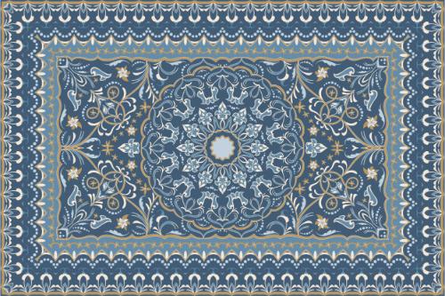 Persian Carpet Wallpaper Mural in your room