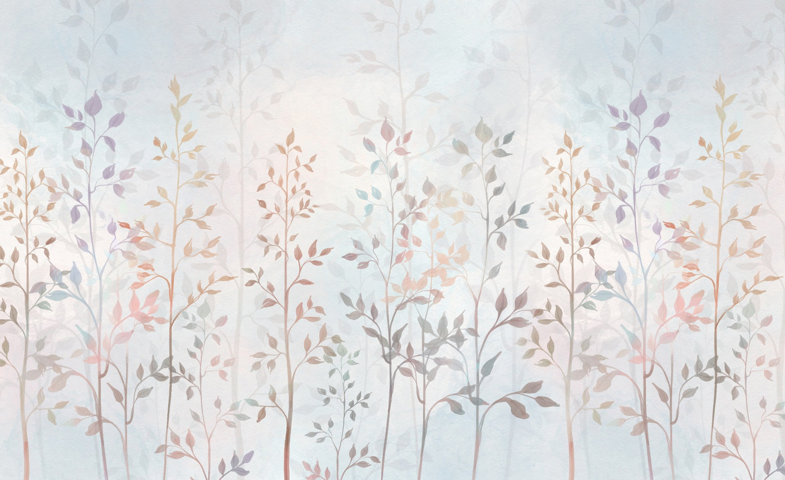 Colorful Field Long Grass Wallpaper Mural