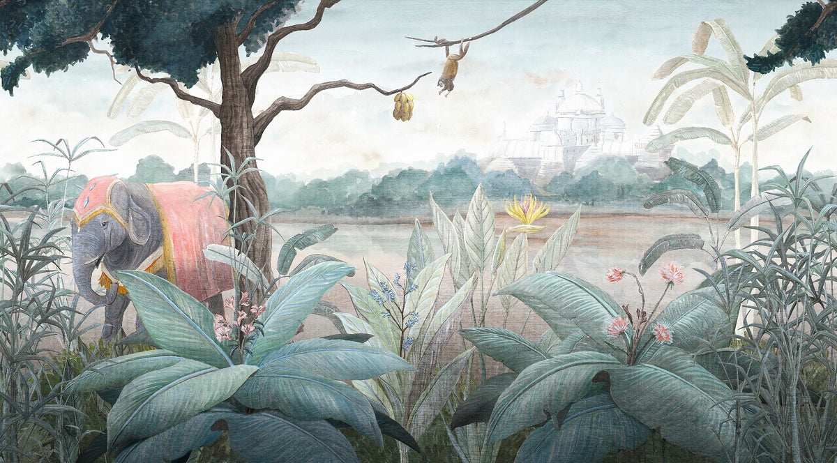 Royal Elephant Wallpaper Mural for Wall in your room