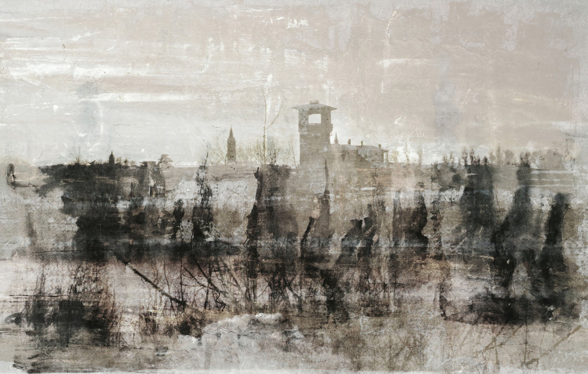 Inked Ruins Wallpaper Murals in your room