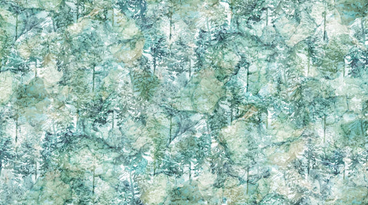 Fresh Green Vibes Tropical Forest Wallpaper Mural