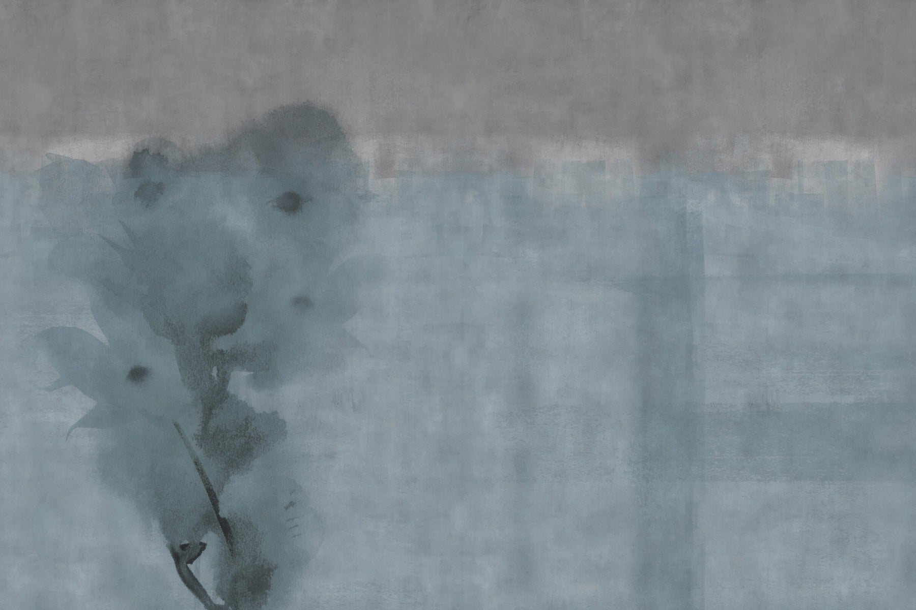 Watercolor Light Blue Shade Wallpaper Murals