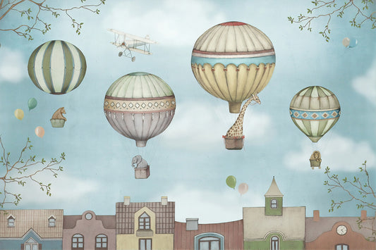 Kids Wonderland Balloons Wallpaper Murals