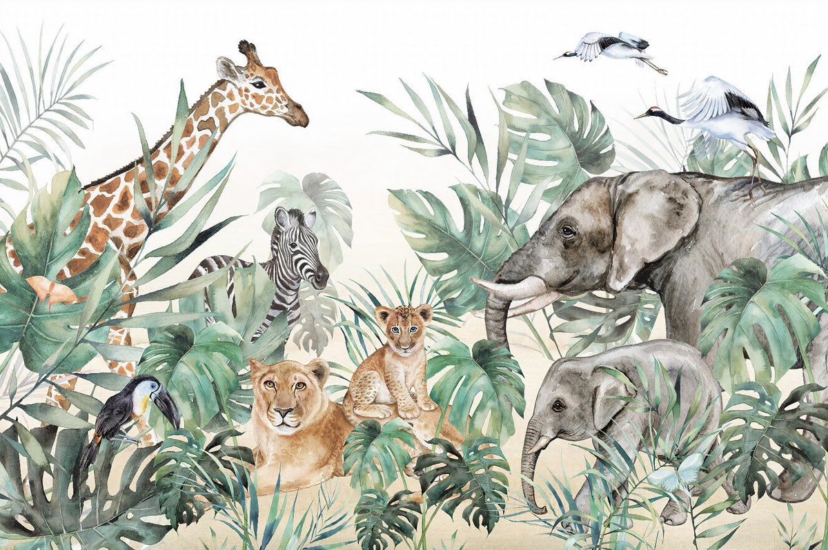 Kids Room Royal Animals Wallpaper Murals in your room