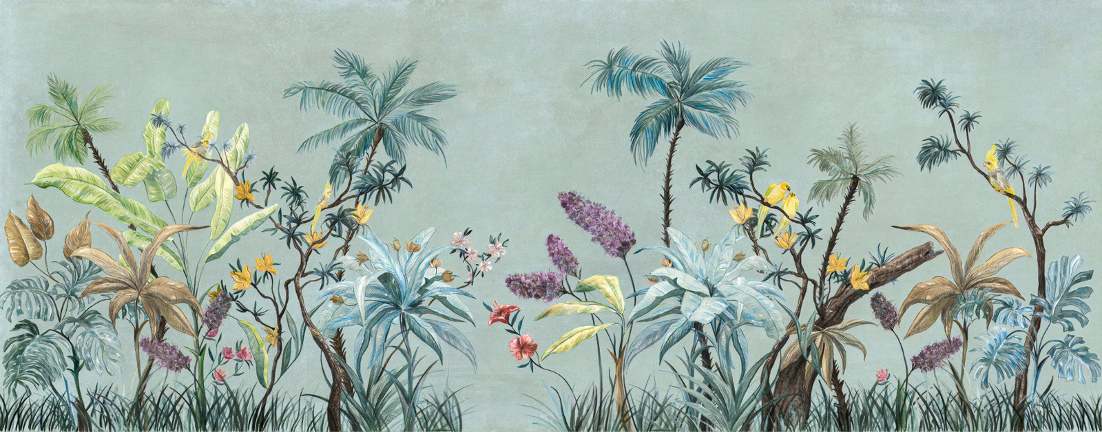 Designer Colorful Flowers design Wallpaper Murals