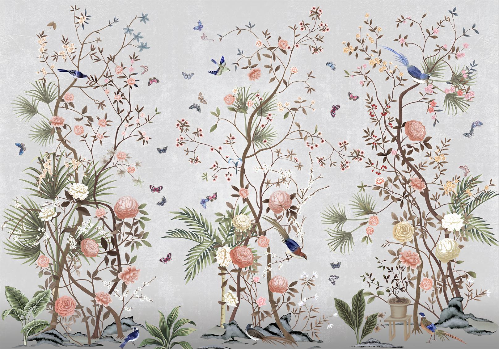 Blossoms Colorful Floral Wallpaper Murals