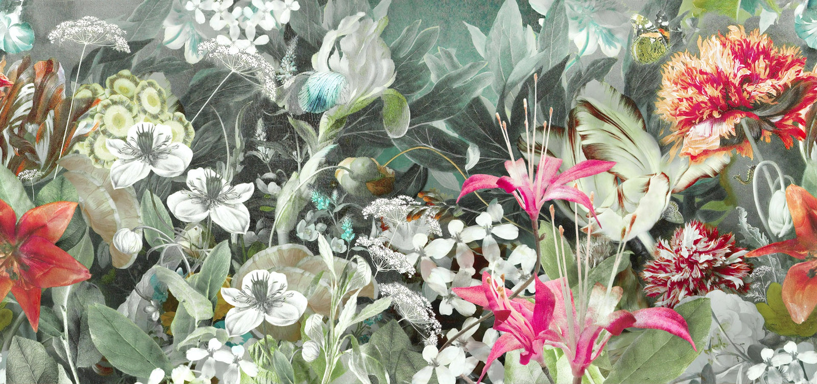 Fresh Plants & Flowers Wallpaper Murals