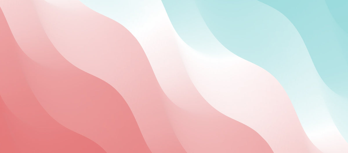 Pink & Blue Colorful Wavy Shades Wallpaper Murals in your room