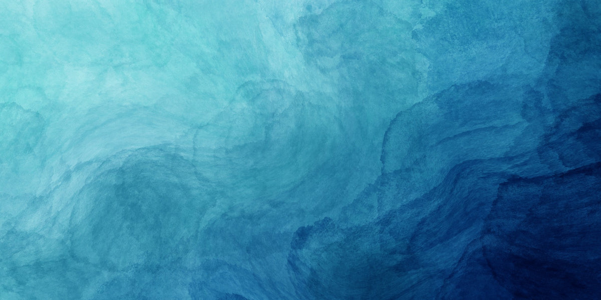 Blue Watercolor Abstract Design Wallpaper