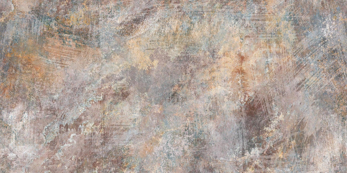 Brown Concrete Stone textured wallpaper mural in your room — zoomed