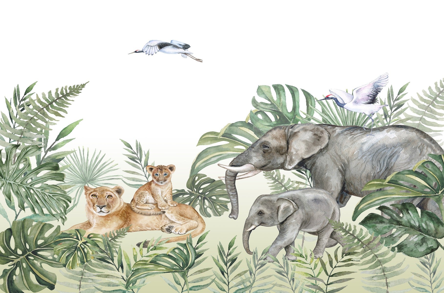 Royal Jungle Safari Wallpaper Murals