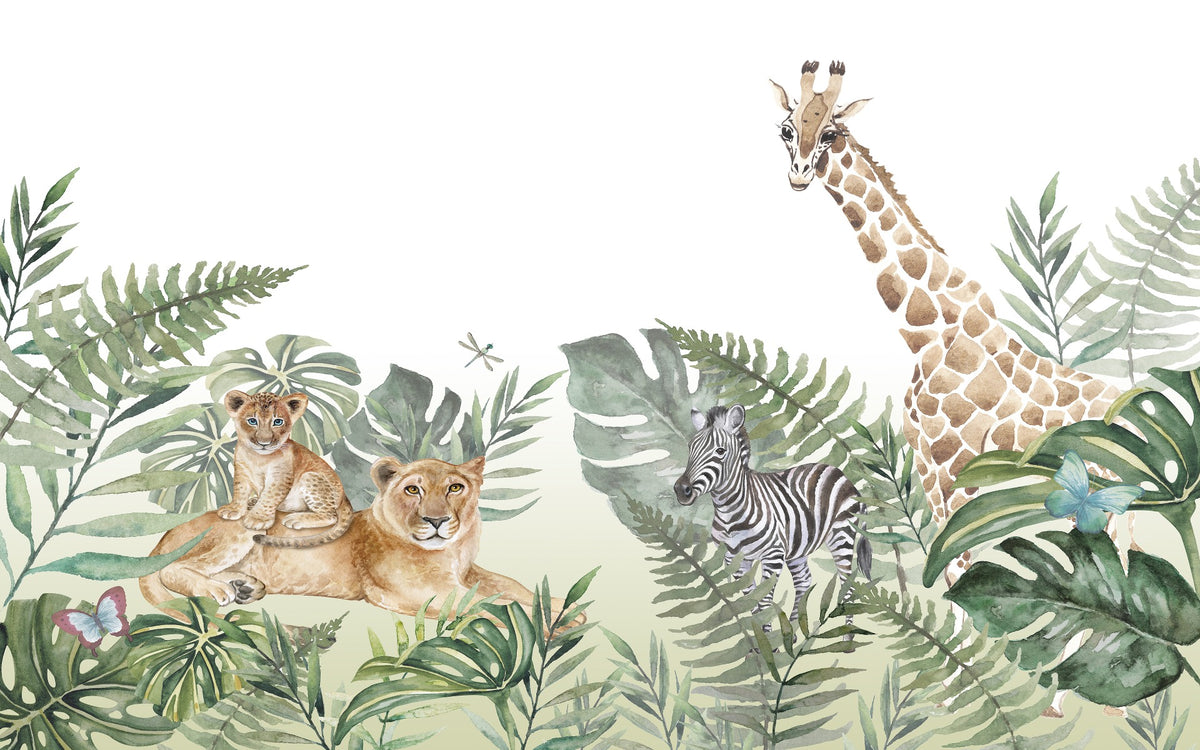 Lioness Animals Textured Wallpaper Murals in your room