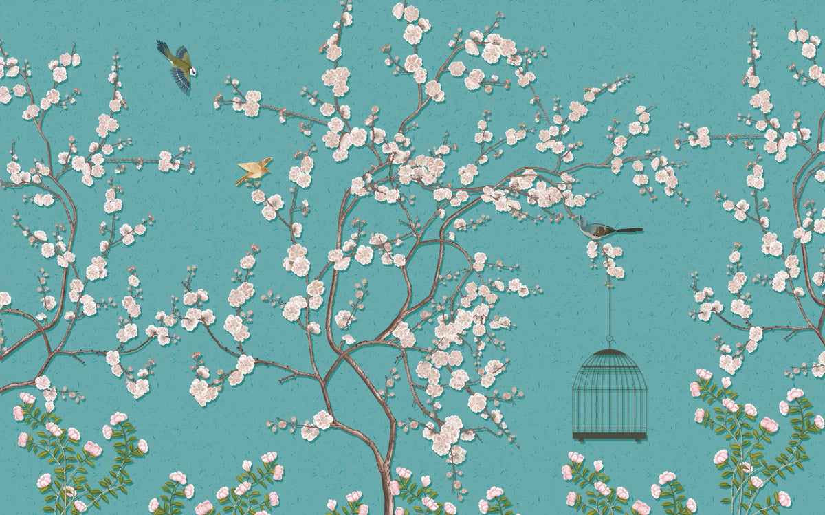 Merry Plum Blossoms Wallpaper Murals in your room