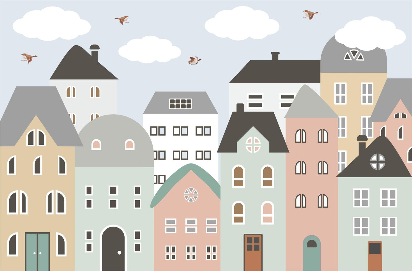 Kids & Nursery City Building Wallpaper