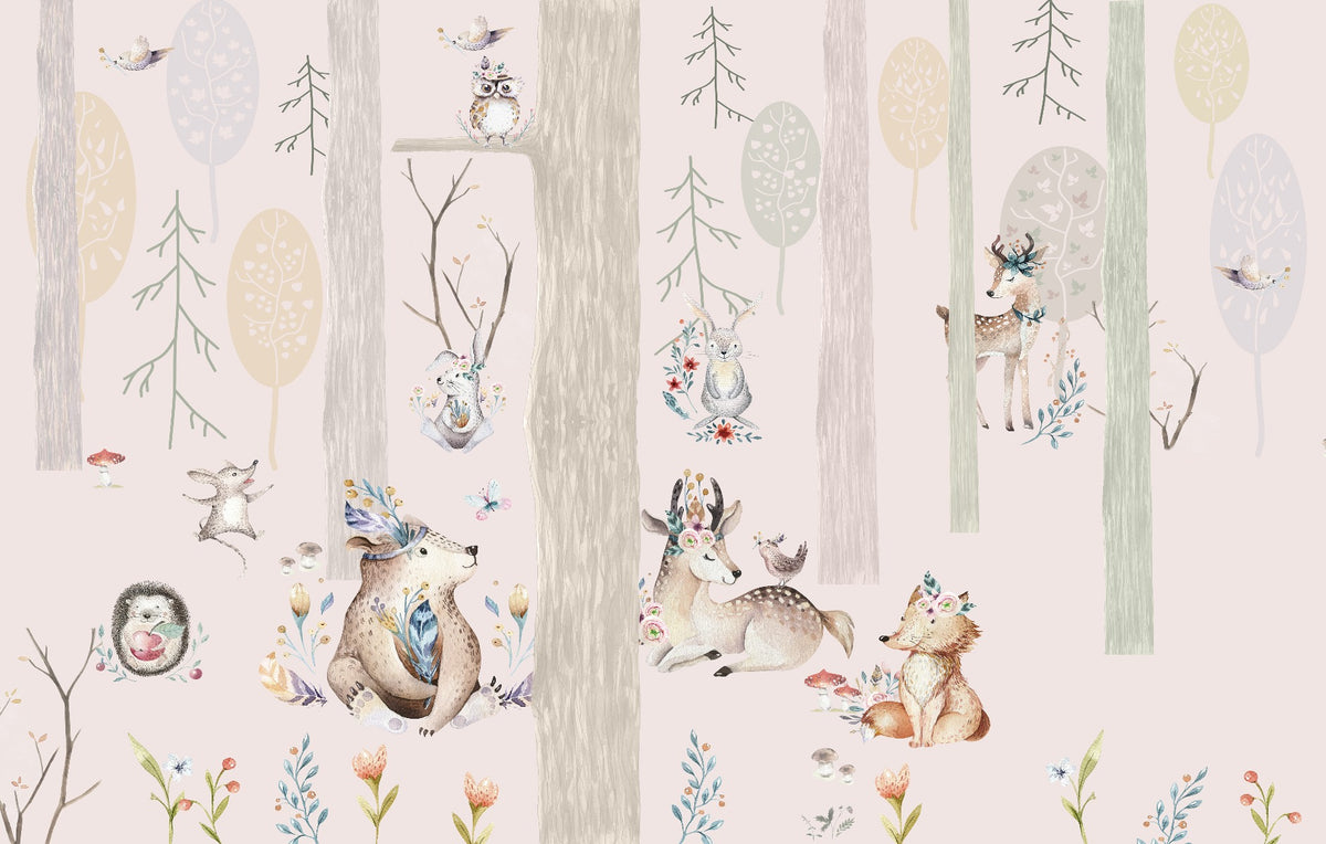 Magical Forest Wallpaper Murals in your room