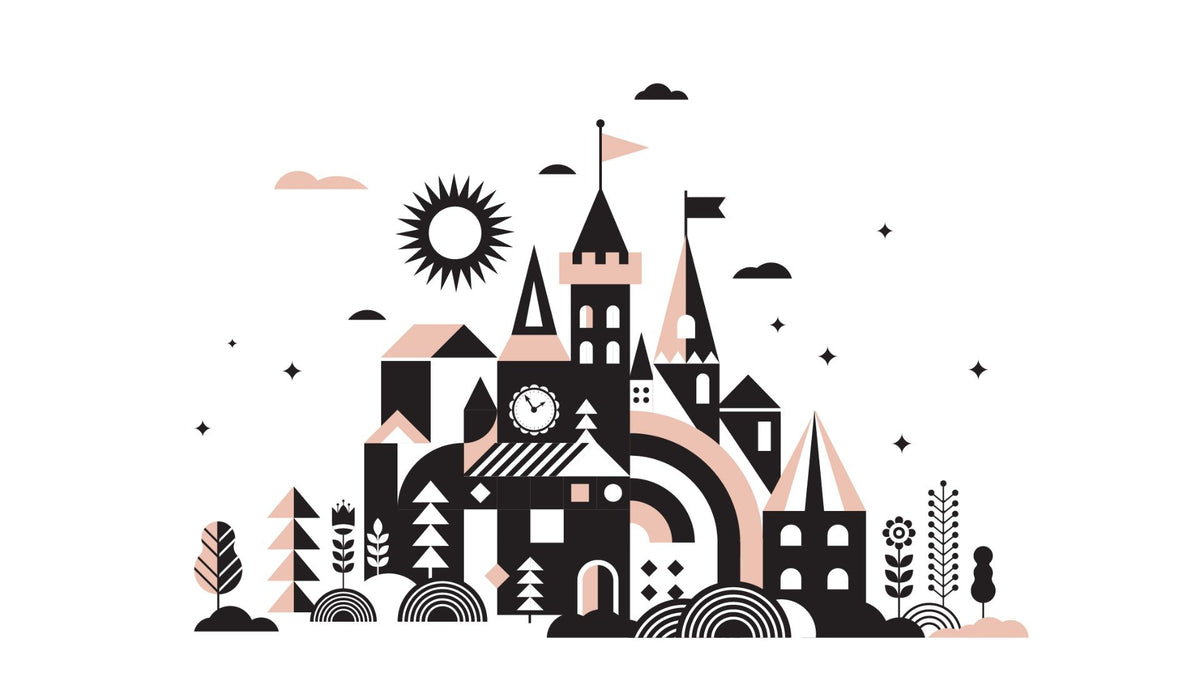 Fairy Tale Kingdom Wallpaper in your room — zoomed