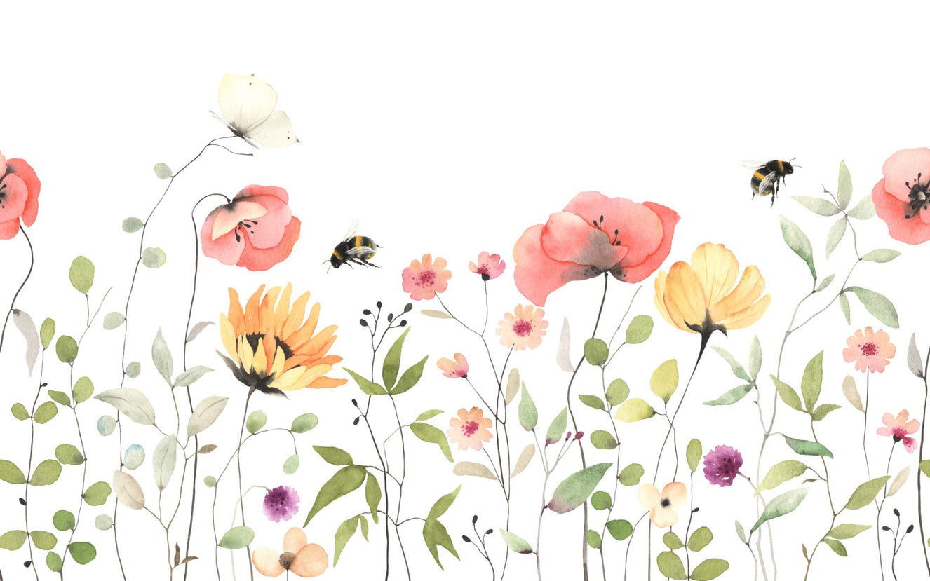 Watercolor Wildflower Wallpaper