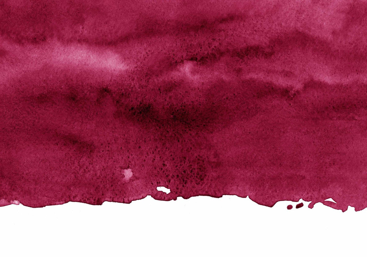 Red Wine Maroon Watercolor Wallpaper Mural in your room