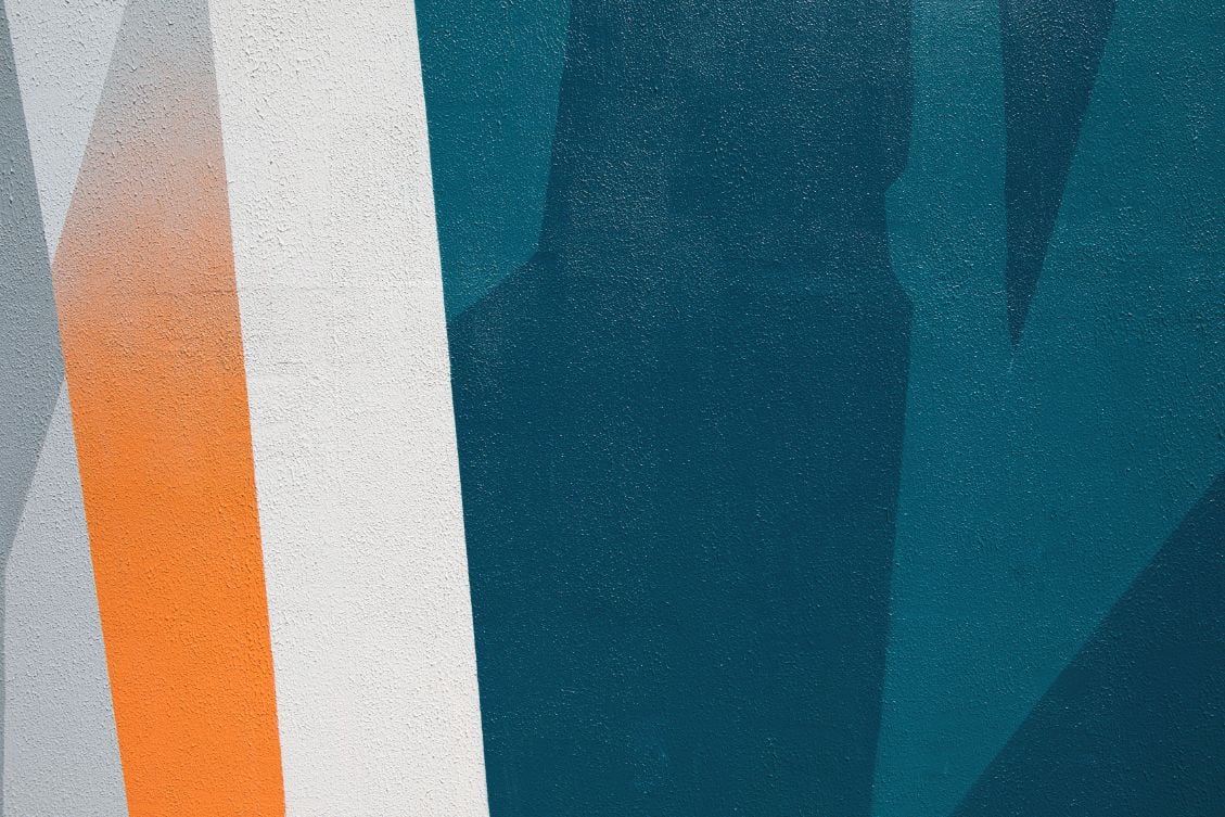 Colorful Concrete Wall Texture Wallpaper in your room — zoomed