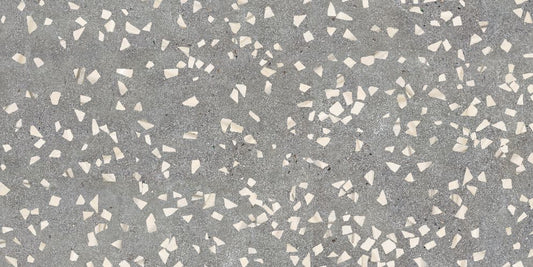 Gray Terrazzo Tile Wallpaper Mural