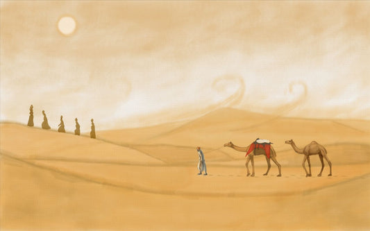 Desert of Rajasthan wallpaper murals