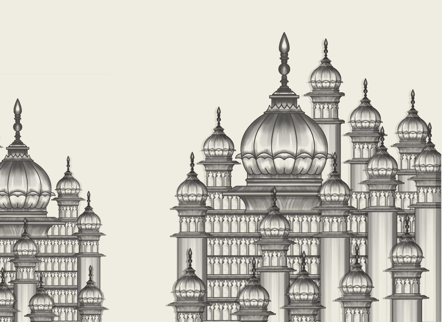 Mughal Palace Wallpaper Murals