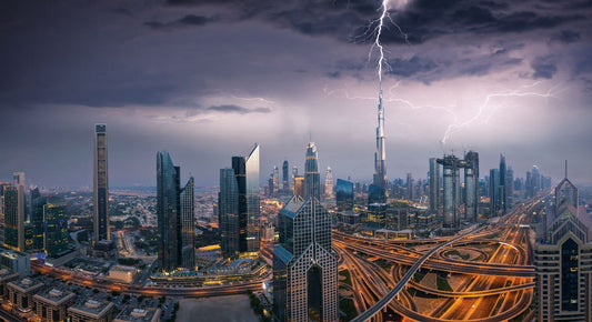 Dubai Skyline Wallpaper Mural