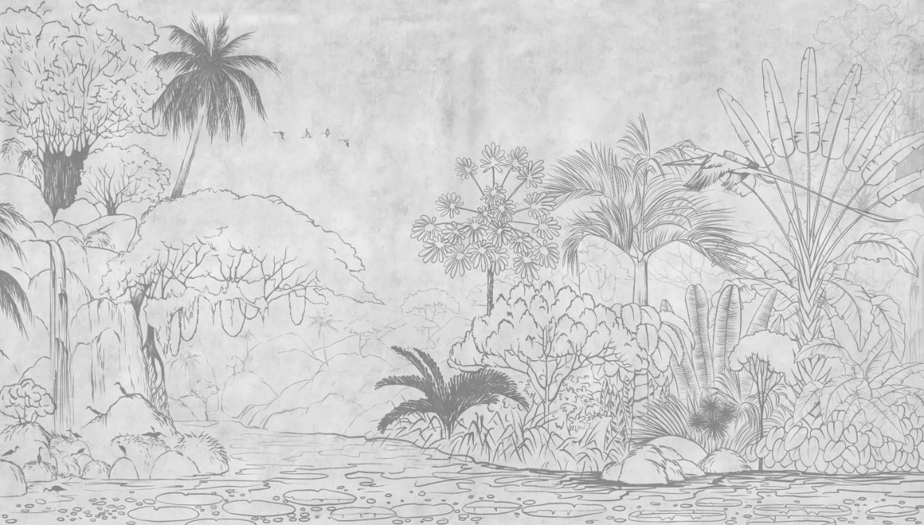 Exotic Tropical Plants Wallpaper Murals