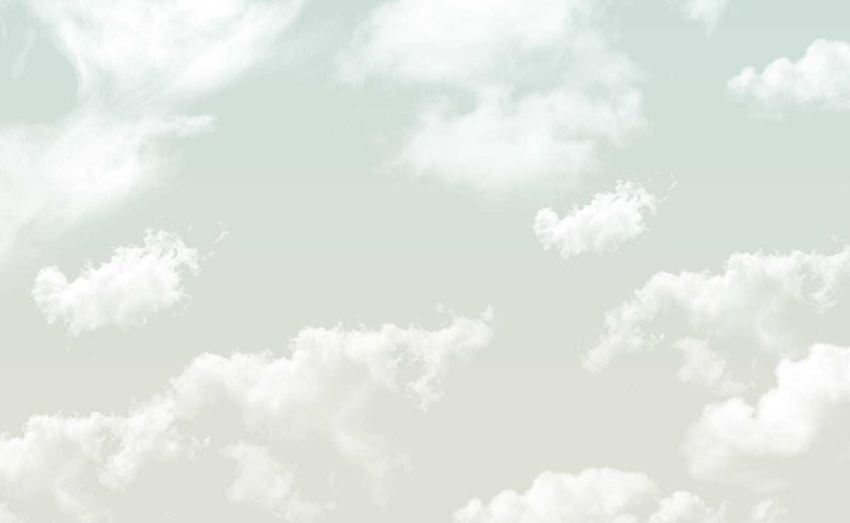 Cloud Dancer Sky Wallpaper Murals in your room — zoomed
