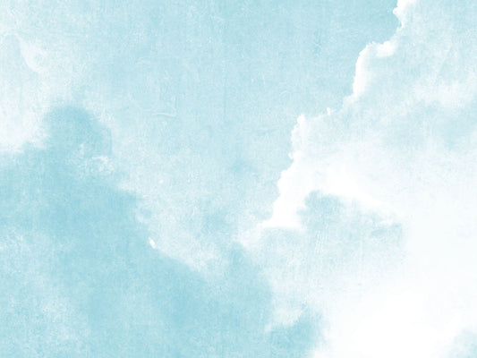 Watercolor Sky Clouds Wallpaper Murals