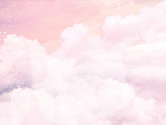 Abstract Pink Colour Sky Design Wallpaper Wall Murals