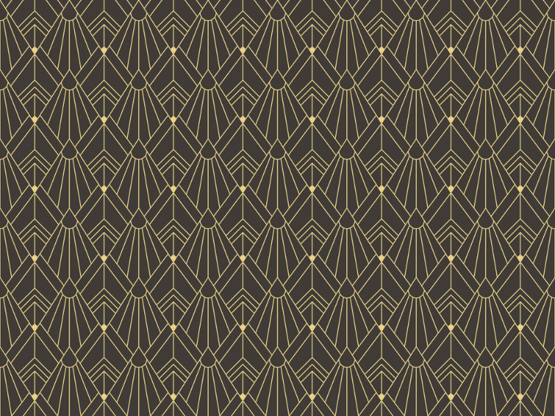 Abstract Art Deco Seamless Modern Tiles Pattern Wallpaper