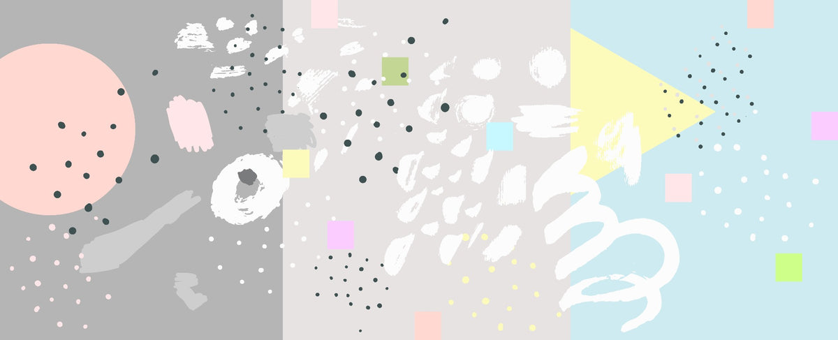 Abstract Art Design Brush Stroke Wallpaper Mural