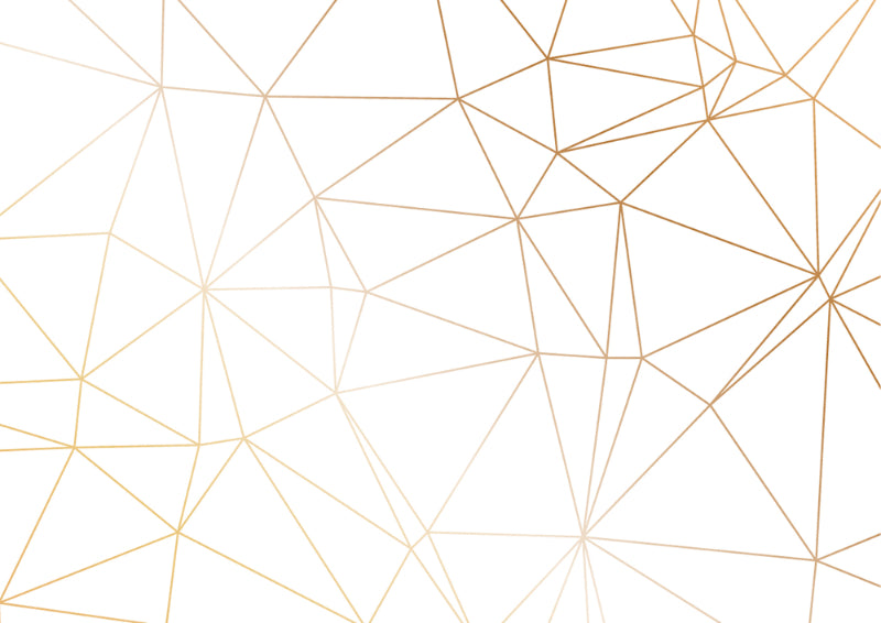 Gold Polygonal Strip Geometric Wallpaper Murals in your room