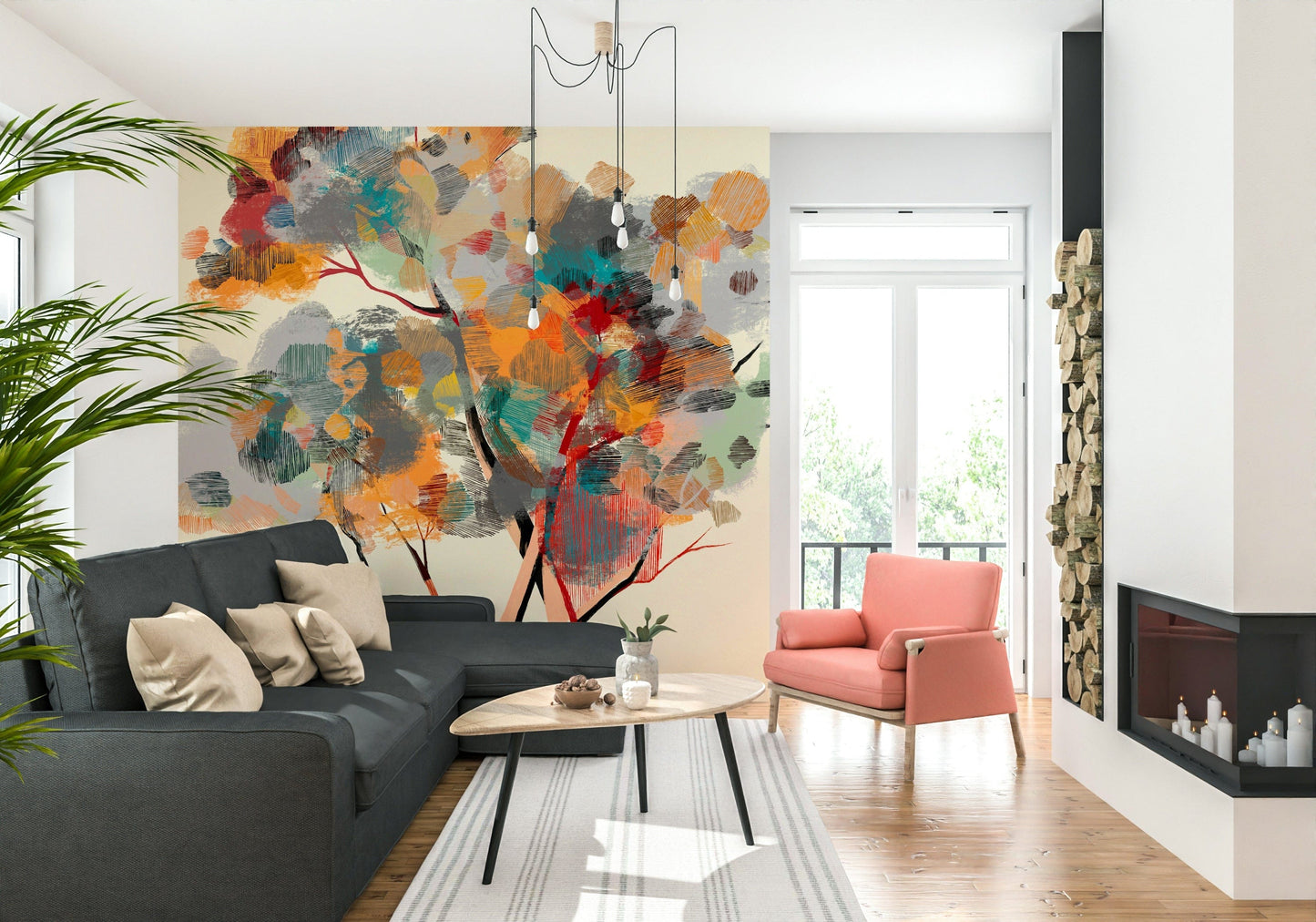 Autumn Tree Wall Mural