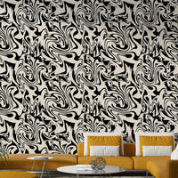 Abstract Liquid liquid wall covering

