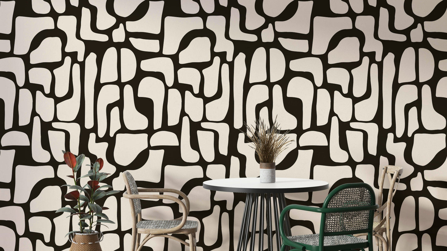 Wallpaper with a unique, modern and artistic design

