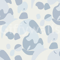 Abstract Blue Cat Wallpaper⁠