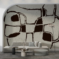 A serene fluid pattern wall mural for your decor.