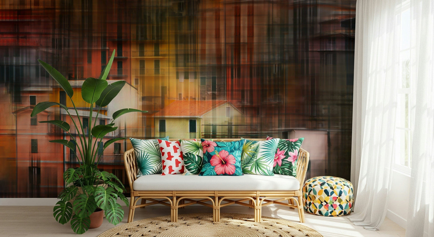 Abstract Cityscape Wall Mural -2405147